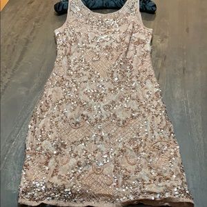 Sequence lace CACHE formal evening dress